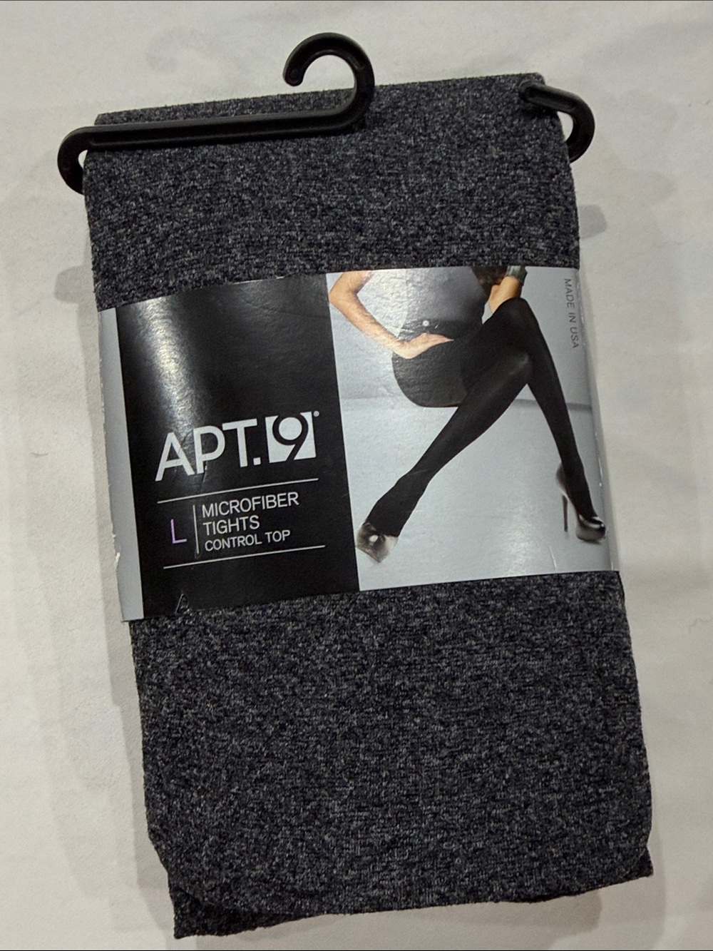 Apt. 9 women’s Microfiber Tights in Charcoal Heather